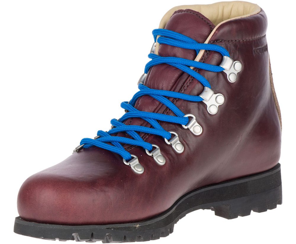 Botas Senhora - Merrell Wilderness Legend Waterproof - Bordeaux - JWF907562